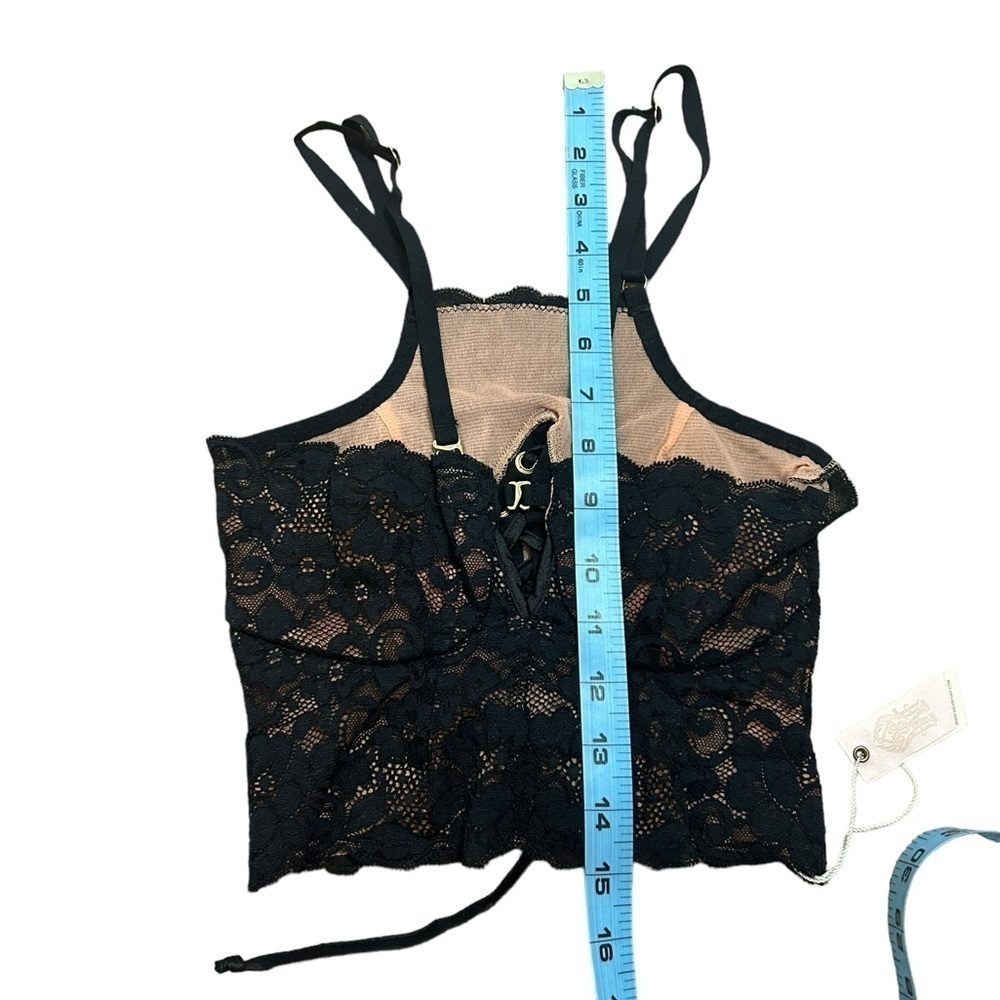 Free People Revolve We are HAH Top 2 Bottom Cami in Black Noir Size XS NWT - Picture 12 of 15